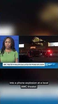 Cell phone explodes at Michigan AMC