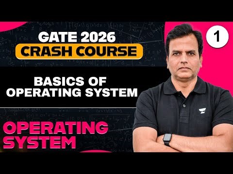 Operating System 01 | Basics of Operating System | OS Crash Course for GATE | Khaleel Ahmad Sir