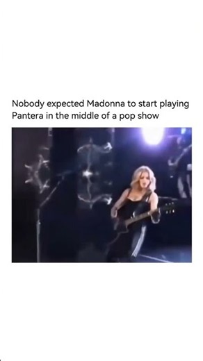 Madonna Surprises Her Fans With A Pantera Riff
