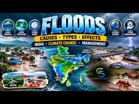 Flood | Types of Floods | Causes, Effects, River Flooding & Management | Geography & Environment