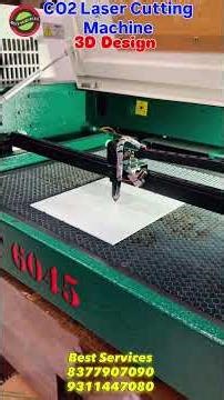 3D Model Making with CO2 Laser Cutting Machine | Best Services | Creative 3D Model Design Using CO2