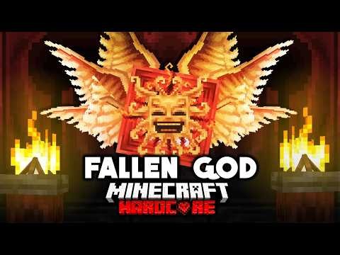 I Survived 100 Days against a Fallen God in Minecraft Hardcore