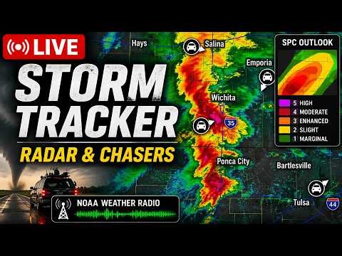 LIVE Radar | Storm Chaser Tracker - May 17, 2026 - Omaha (KOAX) Radar