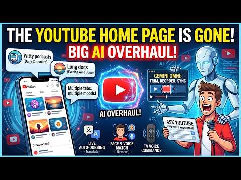 The YouTube Homepage is GONE! (Massive New AI Update)