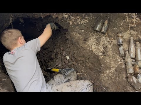 A hillsides loaded with treasures and a magnet fishing catch that took some thinking to land.