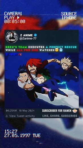 All For One Watches as Deku’s Team Steals Bakugo Away 🥶☠️ #myheroacademia #mha #anime #animeedit