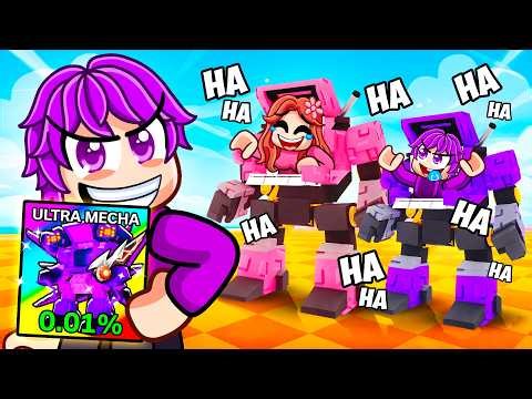 I Pretended to be a NOOB, Then Used a 0.01% MECHA…