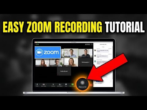 How to use Zoom for Recording Meetings - Easy Tutorial