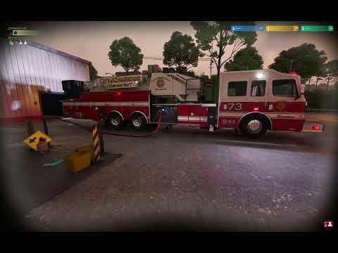 FireFighting Simulator Ignite: Massive Warehouse Fire (Screaming Q and Horn)