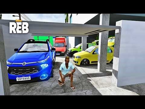 REBAIXADOS ELITE BRASIL | MONTEI MINHA GARAGEM COM OS CARROS DA FIAT EQUIPADOS