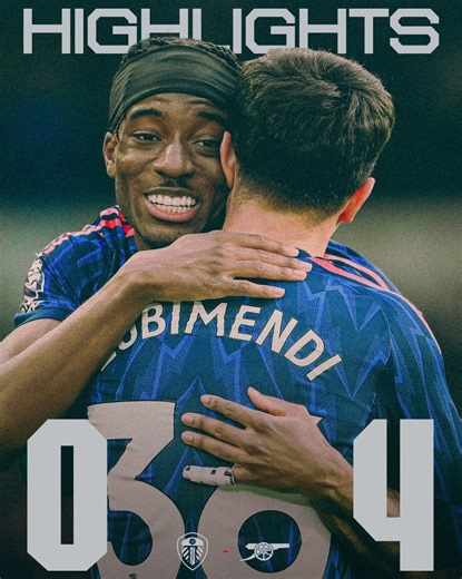 Four goals, three points 🤩 Watch the highlights from our win over Leeds United 📺 | Arsenal