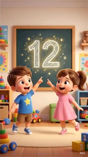 🔢 Number 12 POP! | Learn 12 with Fun
