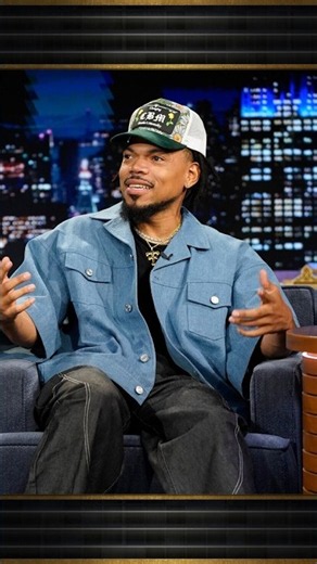 #ChanceTheRapper used a picture of himself holding his daughter for Coloring Book 🥹 #FallonTonight
