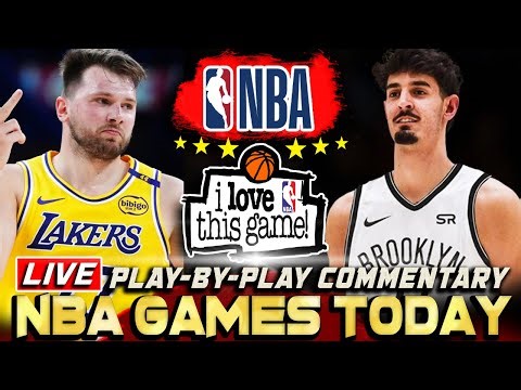🔴NBA LIVE | Lakers vs Nets Commentary & Play-by-play
