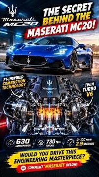 🔥 Why Maserati Put F1-Inspired Technology in a 630HP Supercar! 🤯