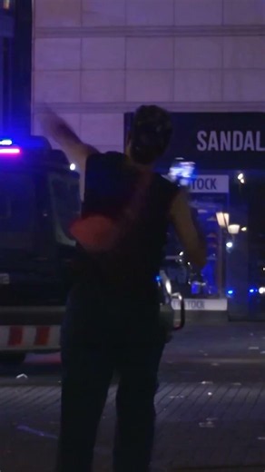 Clashes break out in Barcelona over Spain's housing crisis
