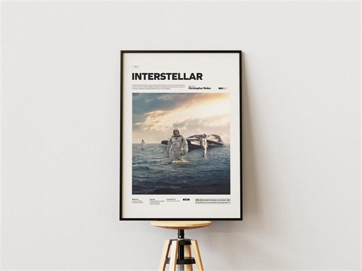 Interstellar Movie Poster | Christopher Nolan's Interstellar Poster Print | Special Design Poster | Glossy Paper Poster | Wall Decor Idea - Etsy