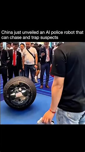 wasif ali on Instagram: "China is testing a spherical AI police robot designed to patrol streets, detect suspicious behavior, and even trap suspects using a retractable shell. Equipped with cameras, sensors, and autonomous navigation, it can transmit real-time data to police command centers. Researchers from the National University of Defense Technology say the robot could reduce risks for human officers, but critics warn it raises major privacy concerns. Would you feel safer or more watched if 