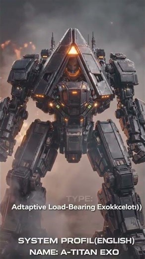 SYSTEM PROFILE :🔺 NAME: A-TITAN EXO⚙️ TYPE: Adaptive Load-Bearing Exoskeleton.