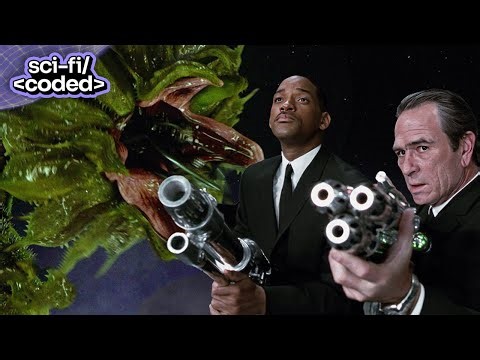 men in black ii (2002) - the mib duo engages in a high-stakes thermal showdown with serleena