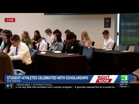 Elk Grove ceremony honors student-athletes with scholarships