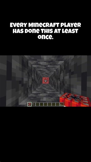 Every Minecraft player has done this at least once. | #minecraft #minecraftshorts #gaming #tnt |