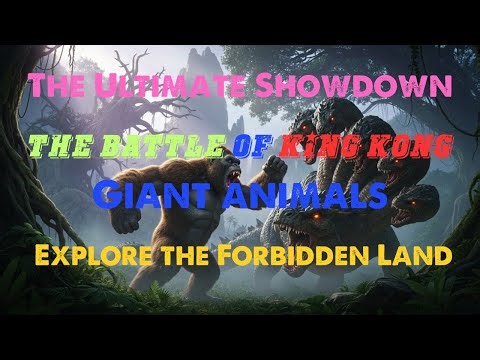 The Ultimate Showdown: The battle of King Kong vs Giant animals Explore the Forbidden Land
