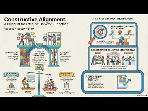 Constructive Alignment. Biggs' concept of constructive alignment in education programmes.