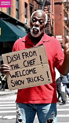 Kindness 🍔 Waiter Transforms Diner's Fortune with a Sign #kindness #diner #shorts