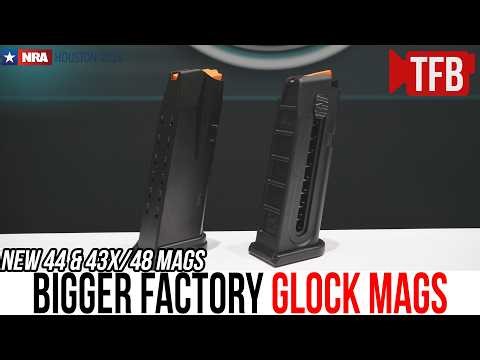 Glock's New Higher Capacity 44, 43X & 48 Magazines