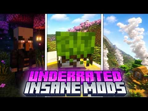 TOP +10 Best NEW Minecraft Mods! [1.20.1, 1.21.1 | Forge / Fabric]