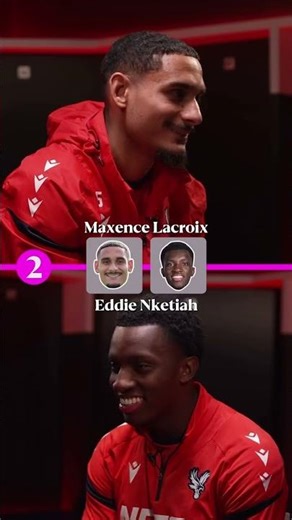 We put Eddie Nketiah and Maxence Lacroix to the test with a game of say the same teammate 👀