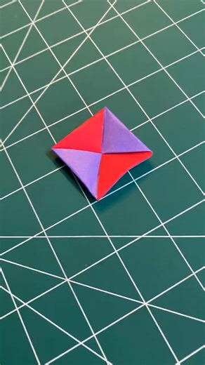 origami spinner that actually balances #trending #diy #satisfying
