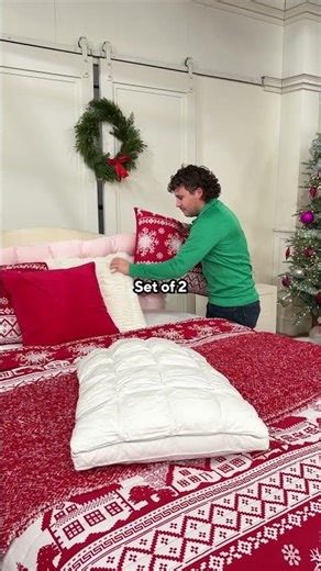 Home Reflections Set of 2 Comfort Cushion Pillows | QVC
