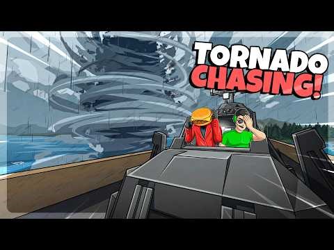 Three Best Friends Go TORNADO CHASING in Stormworks!