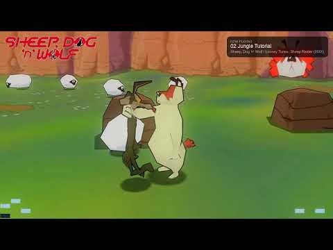 02 Jungle Tutorial - Sheep, Dog 'n' Wolf / Looney Tunes: Sheep Raider (2001) OST [45 Minutes Loop]
