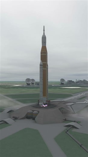 Artemis 2 Just Launched And It's Insane #nasa #simulation #hdr