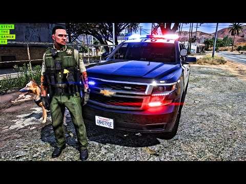 🔥 SHERIFF THURSDAY! K9 Tahoe Patrol Gets INTENSE in LSPDFR (GTA 5 Mods 4K)