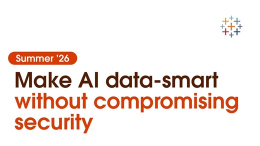 Your AI agents just became data experts.With @Tableau Next MCP, tools like Claude and ChatGPT can now query Tableau's analytics engine directly. Accurate, trusted answers grounded in your business context, protected by the Agentforce Trust Layer.New in our Summer '26 Release.