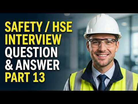Safety Officer Interview Questions & Answers PART 13 | Emergency & Incident Response