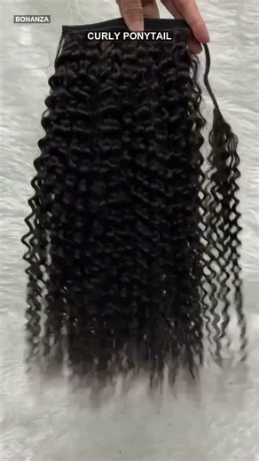 Curly ponytail: curl shape or attachment view? | BONANZA