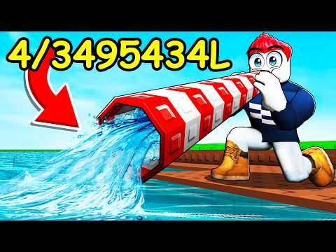 ICH MUSS EINEN GANZEN SEE TRINKEN MIT STROHHALM! (Roblox)