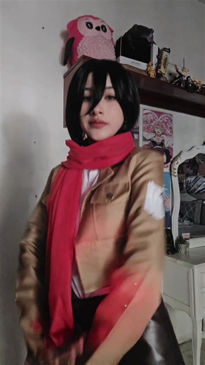 New Mikasa cosplay from Attack on Titan! I hope you like it. I actually have the full costume, but I didn’t really know how to put it on and I was a bit lazy to set everything up, so I didn’t wear all of it this time. Still, I made it with a lot of love. I hope you enjoy it. Love you all, sending lots of love! ❤️#cosplayer #fypシ゚ #mikasa#attackontitan #humor