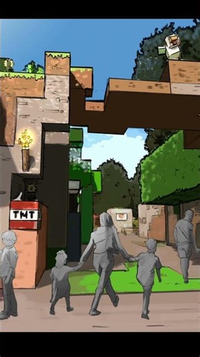 Minecraft Theme Park "Minecraft World"