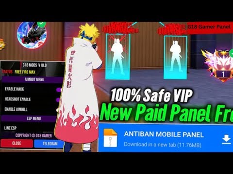 100% SAFE VIP PANEL 😱 | Free Fire Antiban Panel Download | Headshot + Aimbot Hack 😈