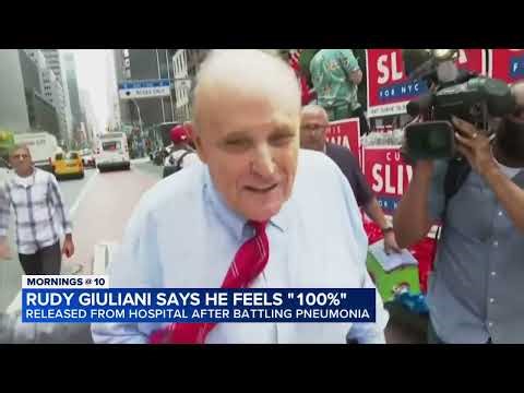 Rudy Giuliani gives update on health