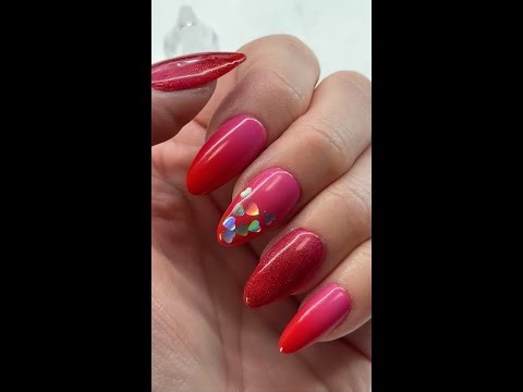 Learn Beginner Nail Education | Cute Custom Valentine Red Press-On Nail Set