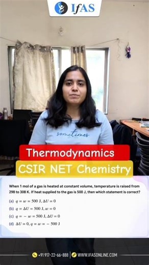 Thermodynamics | Physical Chemistry | CSIR NET Chemistry | IFAS