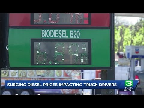 Diesel prices surge above $6 in California, raising concerns for supply chain