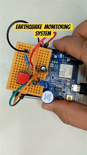 How to make Earthquake monitoring system using Arduino #arduino #uno #monitoring #howtomake #foryou